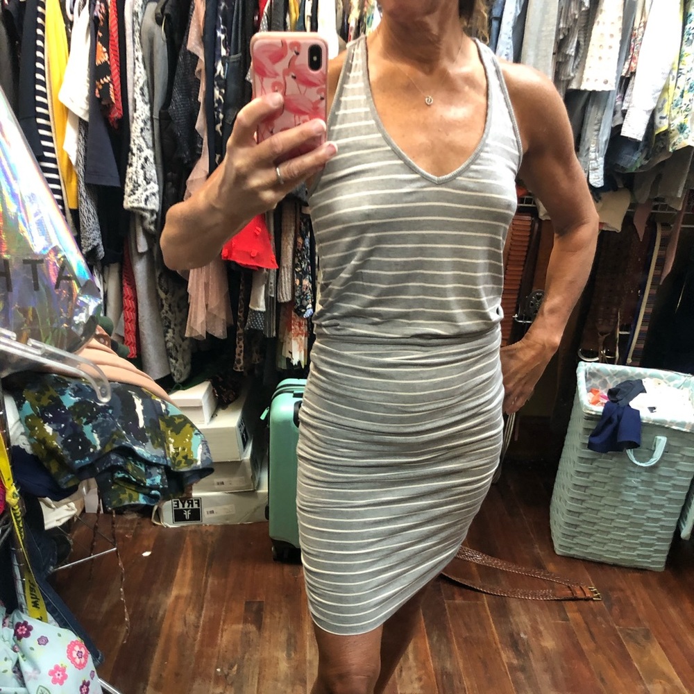 Athleta brand women’s ruched razorback dress